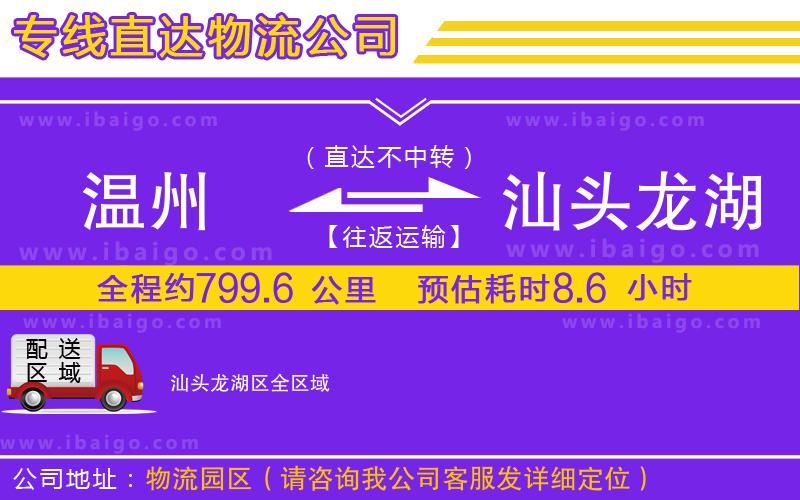 溫州到汕頭龍湖區(qū)貨運(yùn)專(zhuān)線