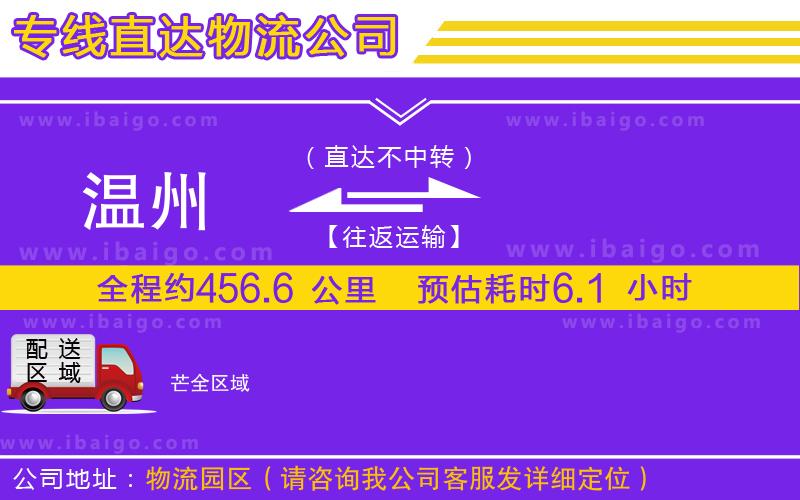 溫州到芒貨運(yùn)